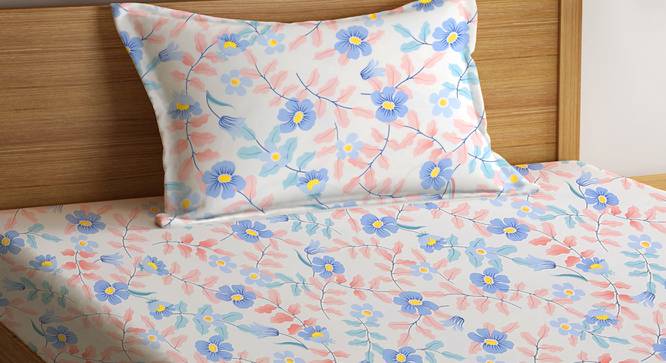 Single Bedsheet - KLSBS-2084-Multi (Single Size, Multicolor) by Urban Ladder - Design 1 Side View - 835921