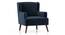 Brando Arm Chair (Cobalt) by Urban Ladder - Side View Design 1 - 