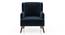 Brando Arm Chair (Cobalt) by Urban Ladder - Side View Design 1 - 