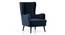 Genoa Wing Chair (Cobalt) by Urban Ladder - Side View Design 1 - 