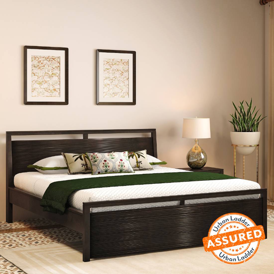 King size bed cot new arrivals with mattress