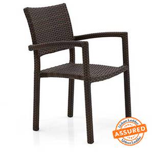 Outdoor Chair Design Danum Rattan Outdoor Chair in Brown Colour - Set of 1