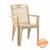Clinton plastic chair in beige colour lp