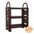 Ford plastic 6 pair shoe rack in brown colour lp