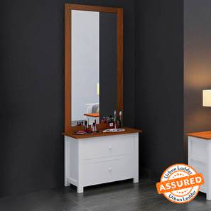 Dressers Mirrors Design Evelyn Solid Wood Dressing Table in Finish