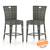 Holmes high chair set of two grey lp