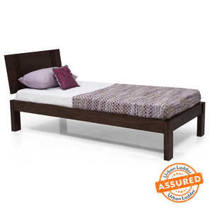 Single Bed Design Design Yorktown Single Bed (Mahogany Finish, Without Trundle)