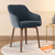 Rochelle lounge chair colour marengo grey velvet lp
