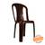 Regan plastic chair brown colour lp