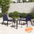 Palma patio chair set of two navy lp