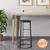 Samantha bar stool black lp