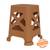 Tyler plastic stool in caramel color lp