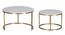 Selma Nesting Coffee Table Set Of 2 (Finish : Gold) (Gold Finish) by Urban Ladder - - 