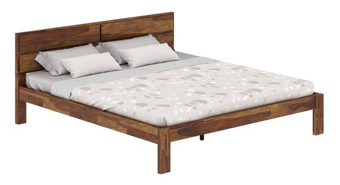Simplicity Solid Wood Non Storage Bed (King Bed Size, PROVINCIAL TEAK Finish) by Urban Ladder - - 