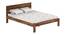 Simplicity Solid Wood Non Storage Bed (Queen Bed Size, PROVINCIAL TEAK Finish) by Urban Ladder - - 