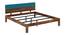 Woodland Retreat Solid Wood Non Storage Bed (King Bed Size, PROVINCIAL TEAK Finish) by Urban Ladder - - 