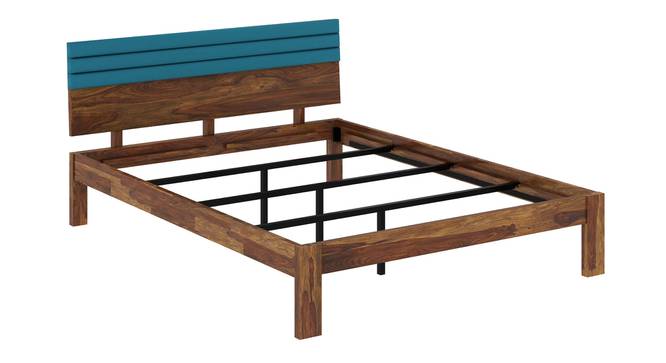 Woodland Retreat Solid Wood Non Storage Bed (Queen Bed Size, PROVINCIAL TEAK Finish) by Urban Ladder - - 