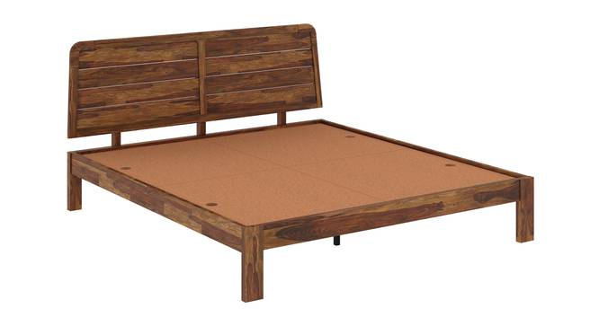 Samriddh Solid Wood Non Storage Bed (King Bed Size, PROVINCIAL TEAK Finish) by Urban Ladder - - 