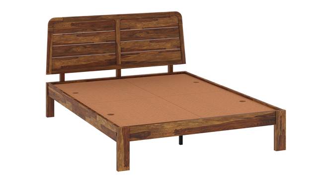 Samriddh Solid Wood Non Storage Bed (Queen Bed Size, PROVINCIAL TEAK Finish) by Urban Ladder - - 