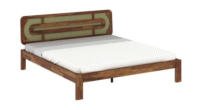 Seaside Escape Solid Wood Non Storage Bed (King Bed Size, PROVINCIAL TEAK Finish) by Urban Ladder - - 