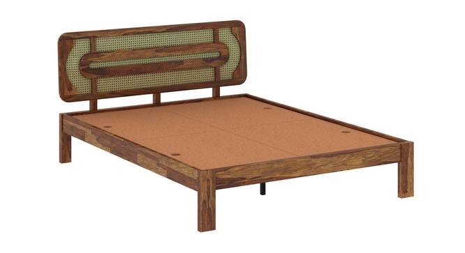 Seaside Escape Solid Wood Non Storage Bed (Queen Bed Size, PROVINCIAL TEAK Finish) by Urban Ladder - - 