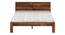 Simplicity Solid Wood Non Storage Bed (Queen Bed Size, PROVINCIAL TEAK Finish) by Urban Ladder - - 
