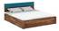 Woodland Retreat Solid Wood Storage Bed (King Bed Size, Box Storage Type, PROVINCIAL TEAK Finish) by Urban Ladder - - 