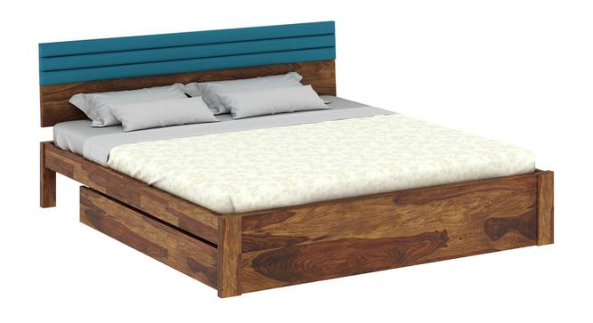 Woodland Retreat Solid Wood Storage Bed (King Bed Size, Drawer Storage Type, PROVINCIAL TEAK Finish) by Urban Ladder - - 
