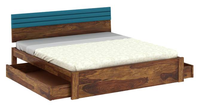 Woodland Retreat Solid Wood Storage Bed (King Bed Size, Drawer Storage Type, PROVINCIAL TEAK Finish) by Urban Ladder - - 