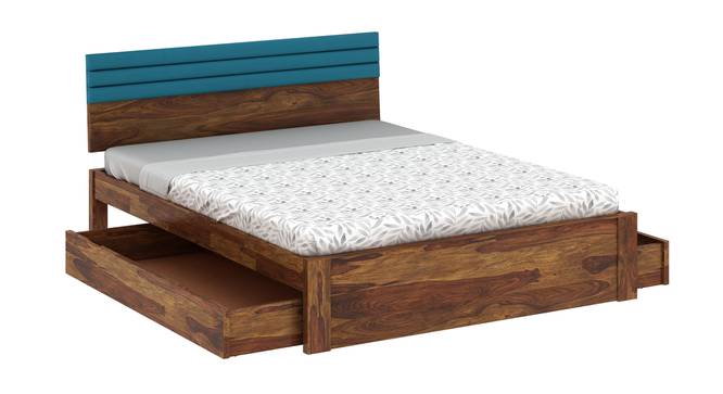 Woodland Retreat Solid Wood Storage Bed (Queen Bed Size, Drawer Storage Type, PROVINCIAL TEAK Finish) by Urban Ladder - - 
