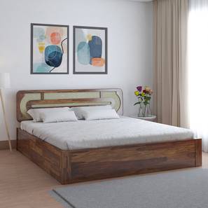Seaside Escape Solid Wood King Size Box Storage Bed in Provincial Teak F...-image-7