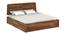 Samriddh Solid Wood Storage Bed (King Bed Size, Box Storage Type, PROVINCIAL TEAK Finish) by Urban Ladder - - 