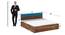 Woodland Retreat Solid Wood Storage Bed (King Bed Size, Box Storage Type, PROVINCIAL TEAK Finish) by Urban Ladder - - 