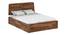 Samriddh Solid Wood Storage Bed (Queen Bed Size, Box Storage Type, PROVINCIAL TEAK Finish) by Urban Ladder - - 