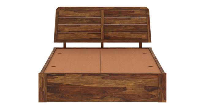 Samriddh Solid Wood Storage Bed (Queen Bed Size, Box Storage Type, PROVINCIAL TEAK Finish) by Urban Ladder - - 