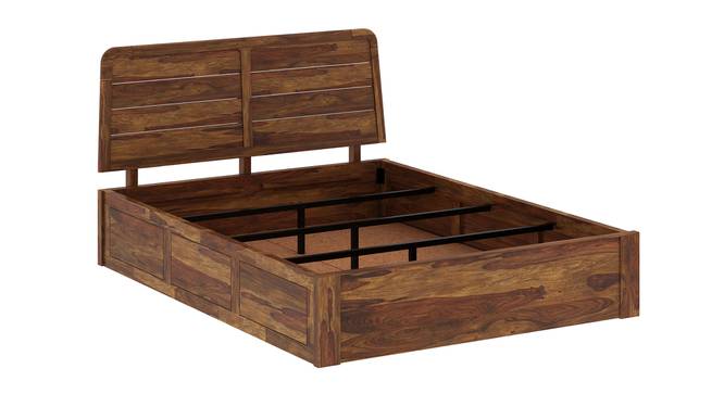 Samriddh Solid Wood Storage Bed (Queen Bed Size, Box Storage Type, PROVINCIAL TEAK Finish) by Urban Ladder - - 
