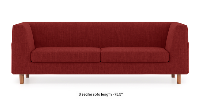 Rubik Sofa (Salsa Red) (2-seater Custom Set - Sofas, None Standard Set - Sofas, Fabric Sofa Material, Regular Sofa Size, Regular Sofa Type, Salsa Red)