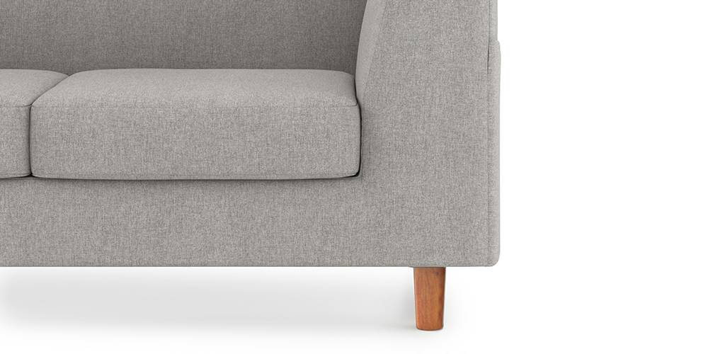 Yolo Sectional Fabric Sofa (Sesame Grey) Urban Ladder
