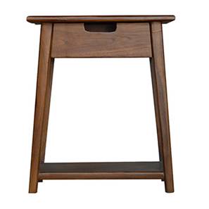 saffron arts Oplux Solid Wood Bedside Table in Provincial Teak Finish-picture-31