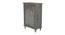 Rolano Solid Wood Carving Bedside Table (Distress Grey Finish) by Urban Ladder - - 