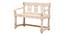 Avika Solid Wood Bench (Distress White Finish) by Urban Ladder - - 