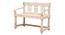 Avika Solid Wood Bench (Distress White Finish) by Urban Ladder - - 