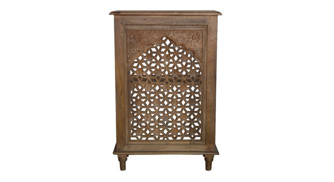 Linoy Solid Wood Carving Bedside Table (PROVINCIAL TEAK Finish) by Urban Ladder - - 