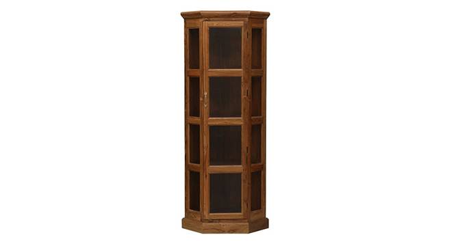 Elegent Solid Wood Display Unit (Natural Finish) by Urban Ladder - - 