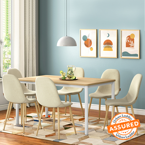 Torres 6 Seater White Dining Table