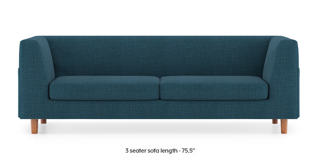 Rubik Sofa (Colonial Blue) (3-seater Custom Set - Sofas, None Standard Set - Sofas, Fabric Sofa Material, Regular Sofa Size, Regular Sofa Type, Colonial Blue)