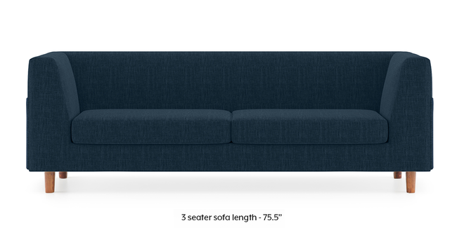 Rubik Sofa (Indigo Blue) (1-seater Custom Set - Sofas, None Standard Set - Sofas, Indigo Blue, Fabric Sofa Material, Regular Sofa Size, Regular Sofa Type)