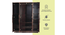 Marlee 4 door Wardrobe (Melamine Finish, Wenge) by Urban Ladder - Storage Image - 