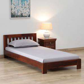 Orian Solid Wood Single Size Bed without Storage in Honey Oak Finish-image-28