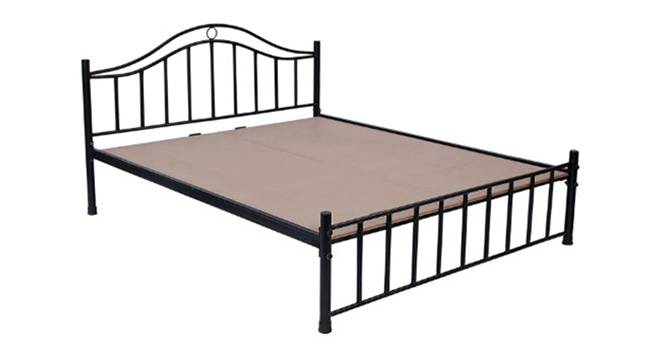 Morris Non Storage Metal Bed (Queen Bed Size, Black Finish) by Urban Ladder - - 